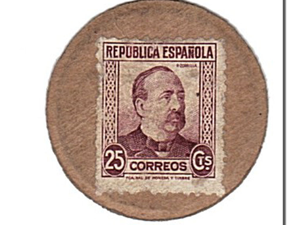 Billete, 25 Centimos, 1938, España, EBC+
