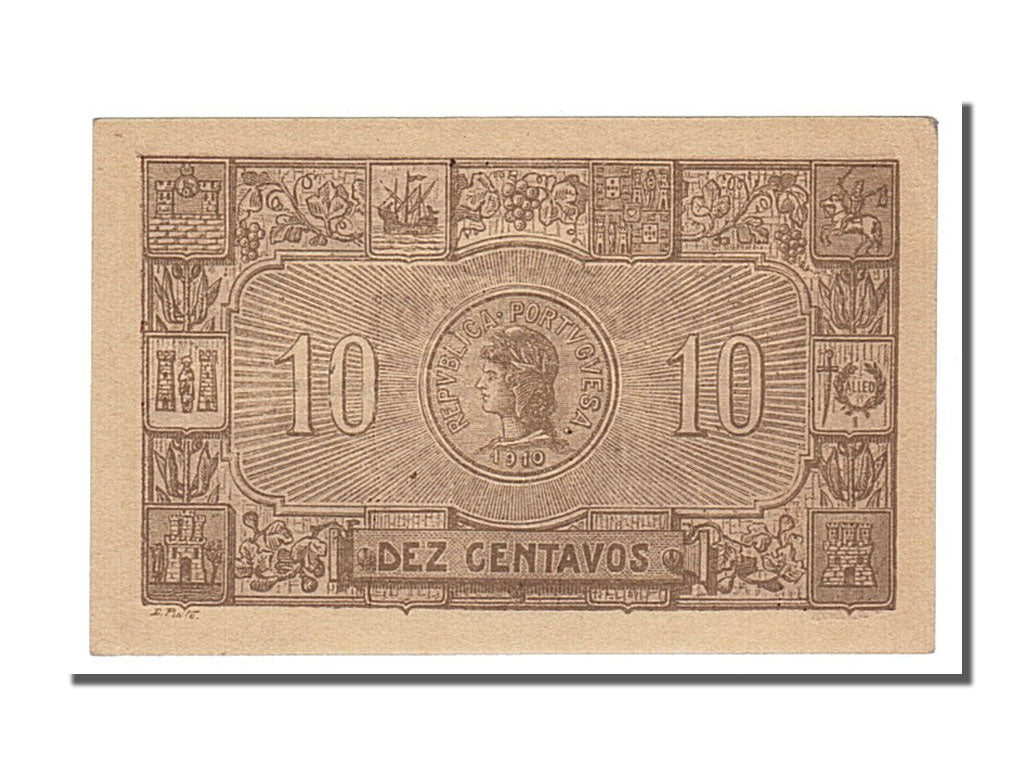 Portugal, 10 Centavos, 1917, KM #96, 1917-08-15, UNC(63), B