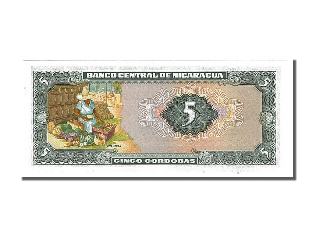Banknote, Nicaragua, 10 Cordobas, 1972, UNC(65-70)