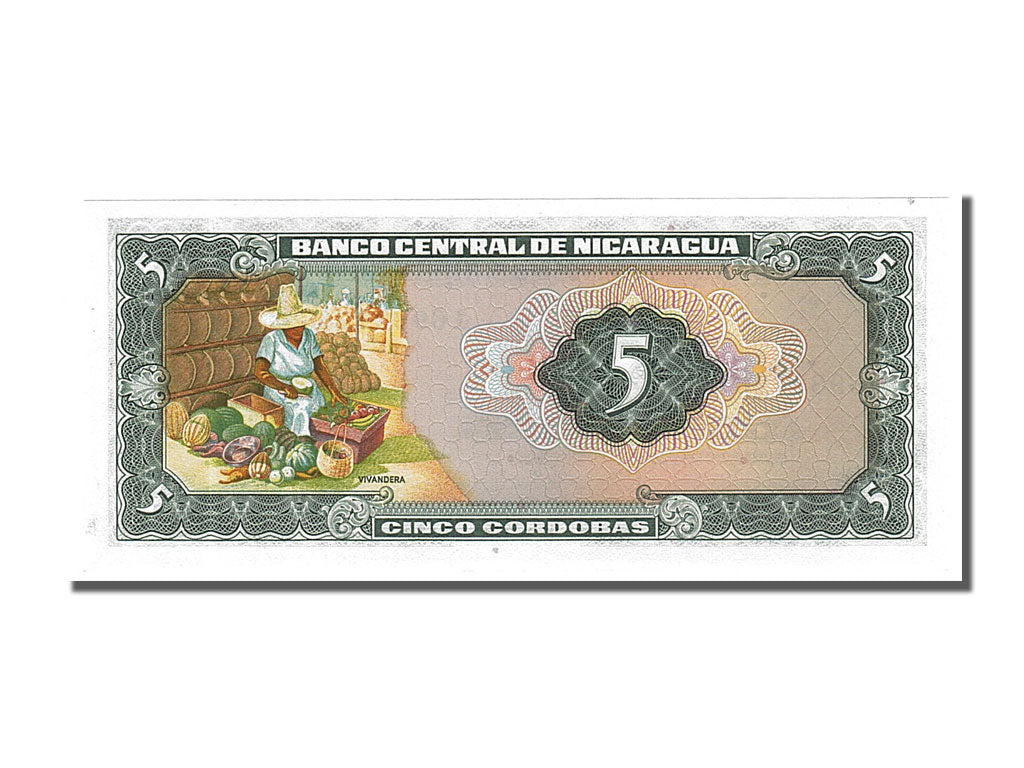 Banknote, Nicaragua, 10 Cordobas, 1972, UNC(65-70)