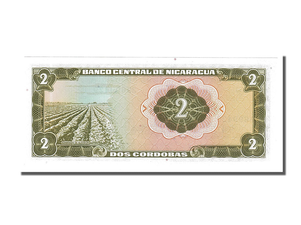 Banconote, Nicaragua, 2 Cordobas, 1972, FDS