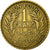 Coin, Tunisia, Anonymous, Franc, 1921, Paris, EF(40-45), Aluminum-Bronze