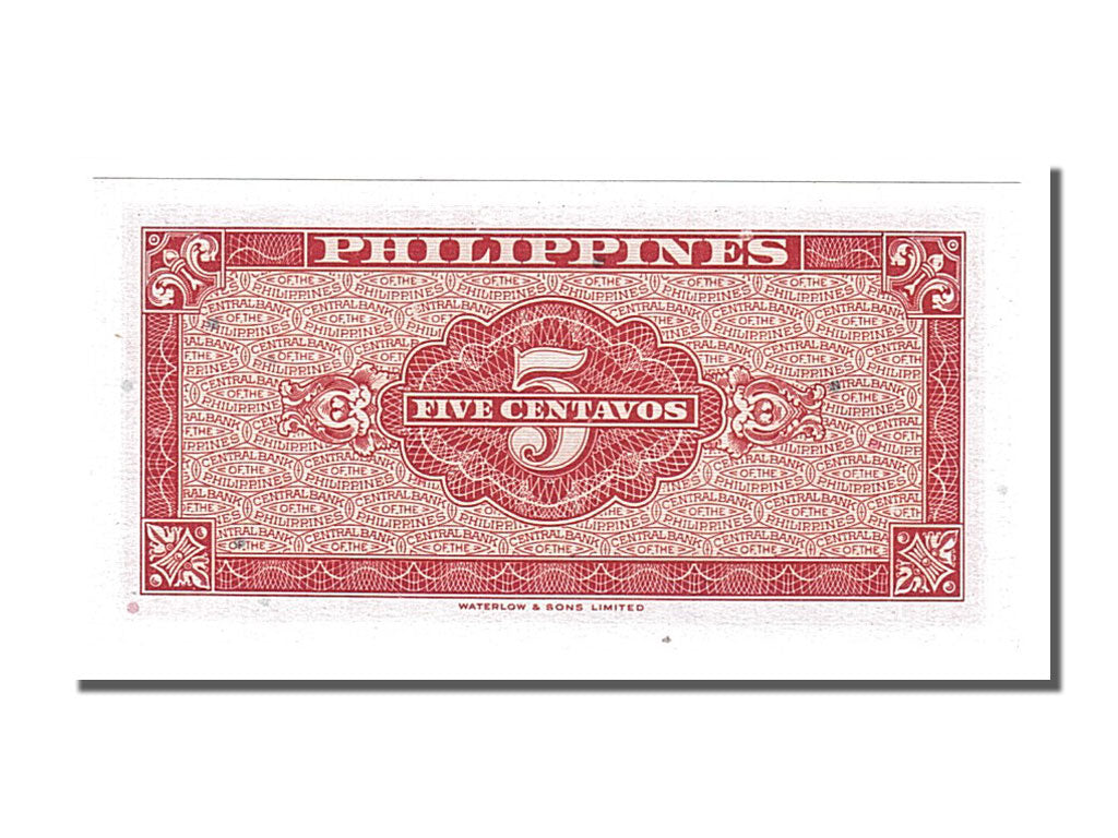 Banknote, Philippines, 5 Centavos, 1949, UNC(65-70)