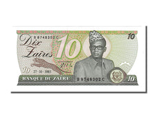 Banknote, Zaire, 10 Zaïres, 1985, 1985-10-27, UNC(65-70)