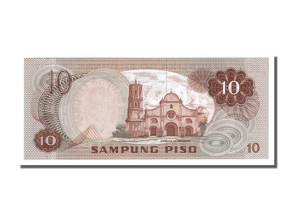 Billet, Philippines, 10 Piso, 1970, NEUF