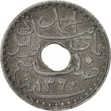 Coin, Tunisia, Ahmad Pasha Bey, 10 Centimes, 1941, Paris, EF(40-45), Zinc