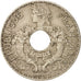 FRENCH INDO-CHINA, 5 Cents, 1939, Paris, AU(50-53), Nickel-brass, KM:18.1a
