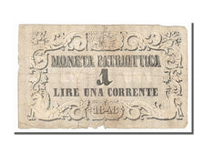 Banknote, ITALIAN STATES, 1 Lira, 1848, VF(20-25)