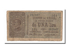 Italy, 1 Lira, 1914, KM #36b, VF(20-25), 161