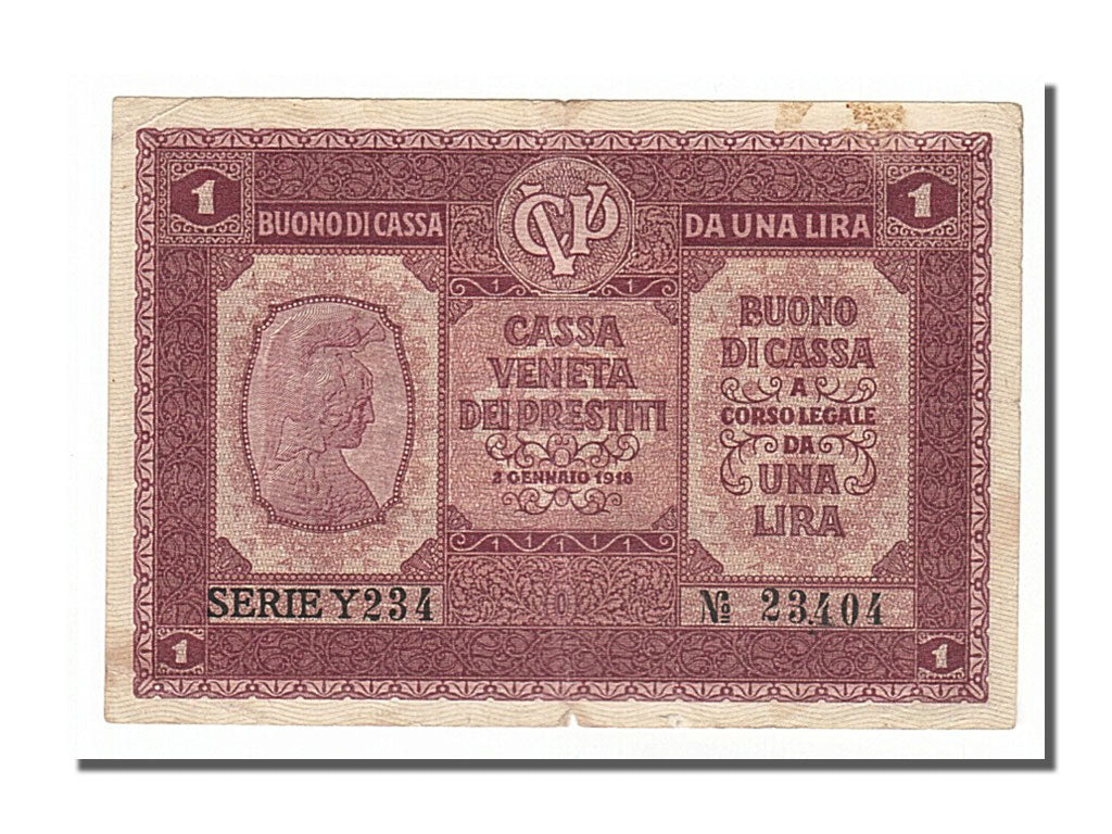 Italie, 1 Lira type Cassa Veneta