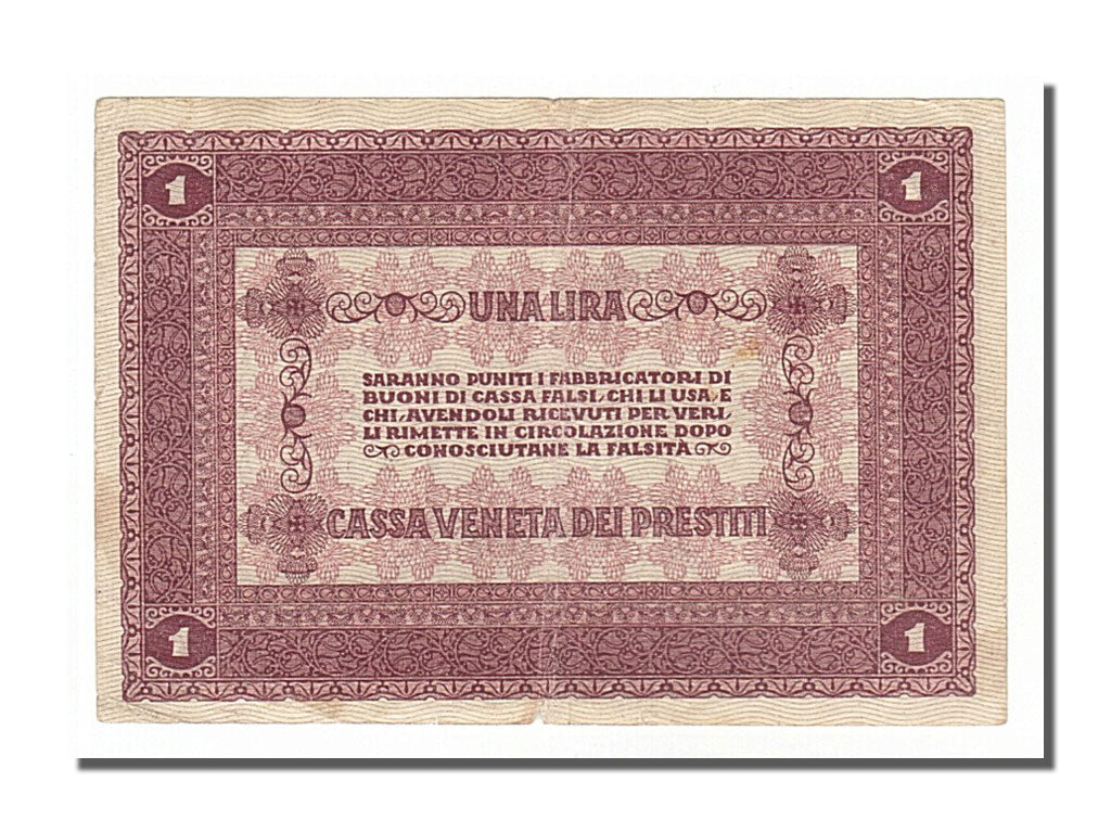 Italie, 1 Lira type Cassa Veneta