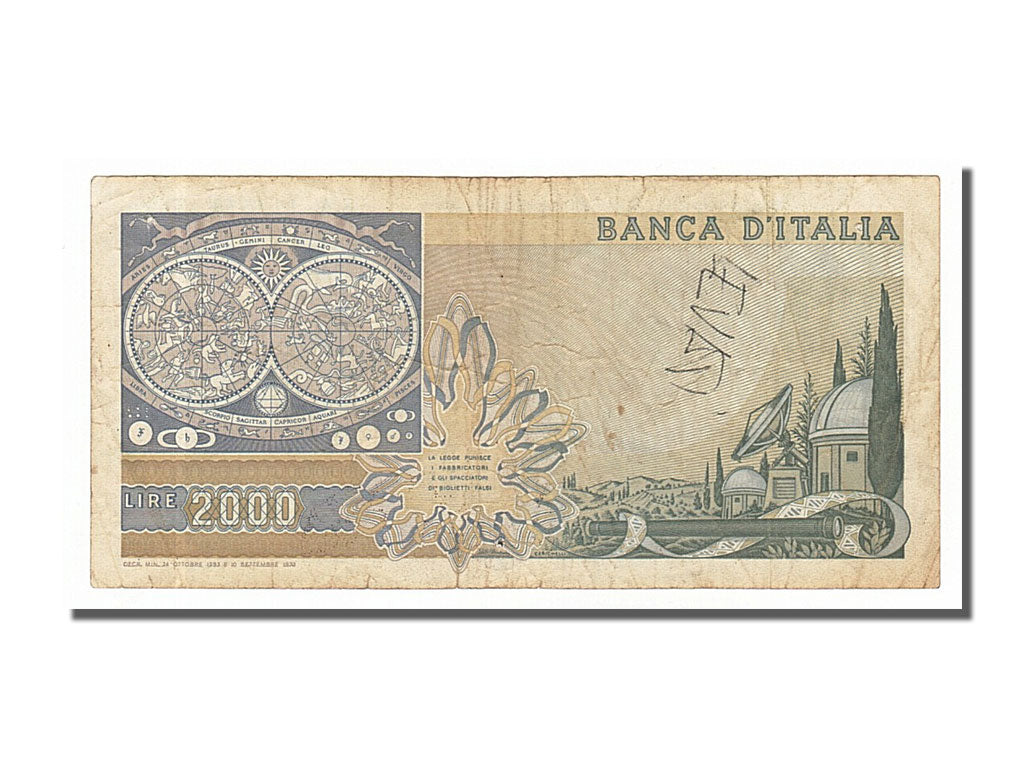 Banconote, Italia, 2000 Lire, 1983, 1983-10-24, MB