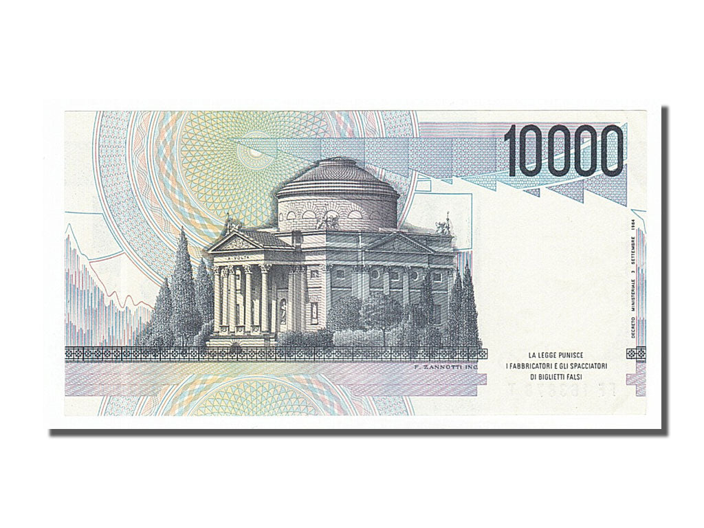 Banknote, Italy, 10,000 Lire, 1984, 1984-09-03, UNC(60-62)