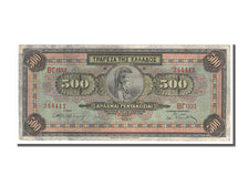 Greece, 500 Drachmai, 1932, KM #102a, 1932-10-01, VF(30-35), Br031
