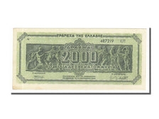Greece, 2,000,000,000 Drachmai, 1944, KM #133b, 1944-10-01, UNC(63), EII