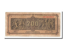 Grèce, 200 Millions Drachmai type 1944