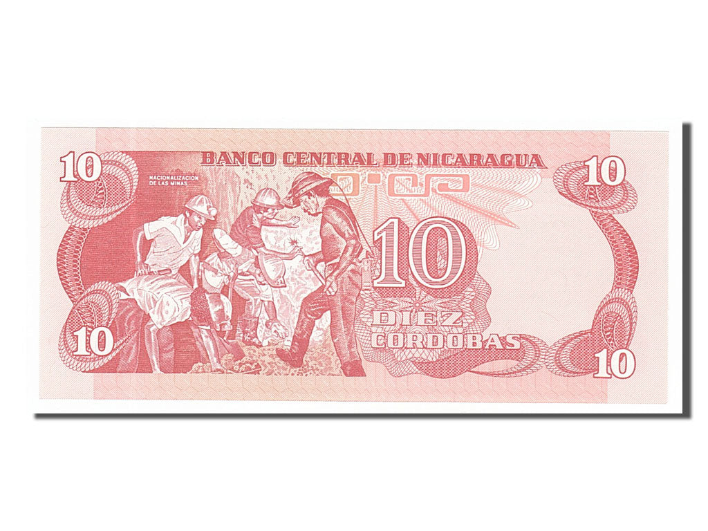 Banknote, Nicaragua, 10 Cordobas, 1979, UNC(65-70)