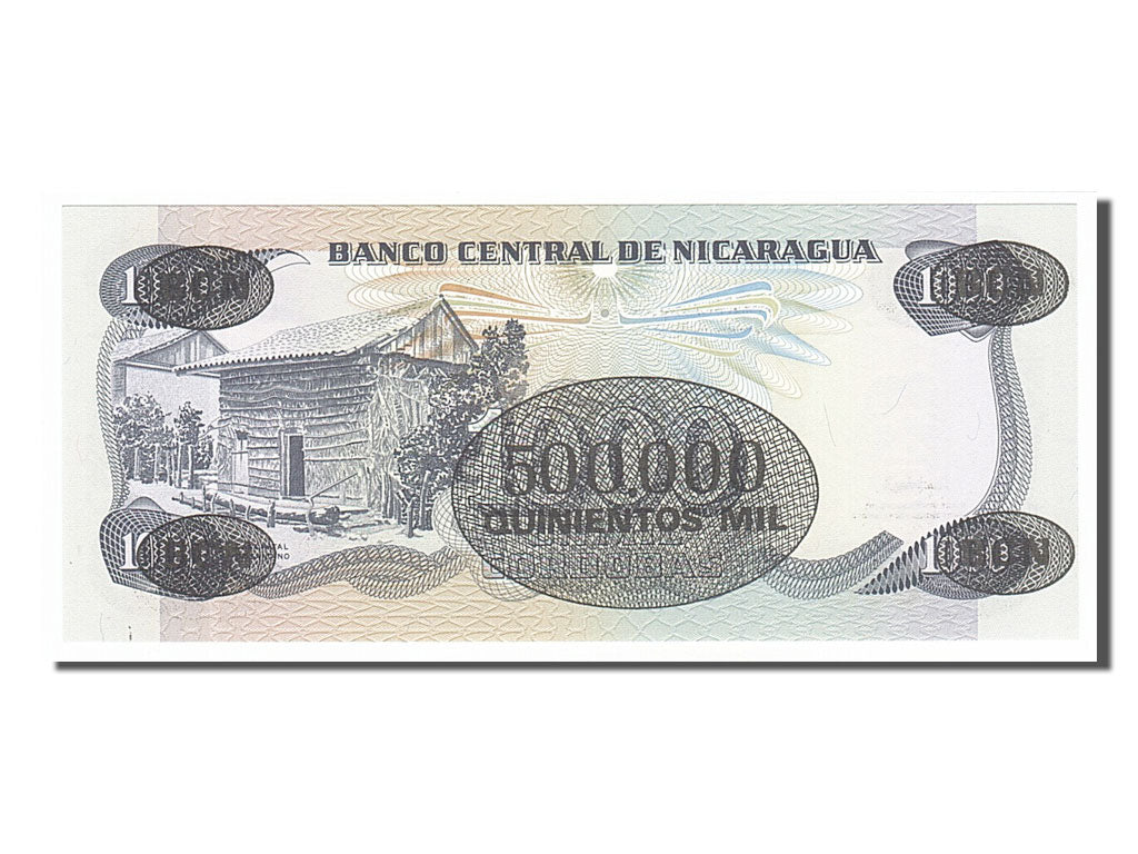 Billete, 500,000 Córdobas on 1000 Córdobas, 1987, Nicaragua, UNC