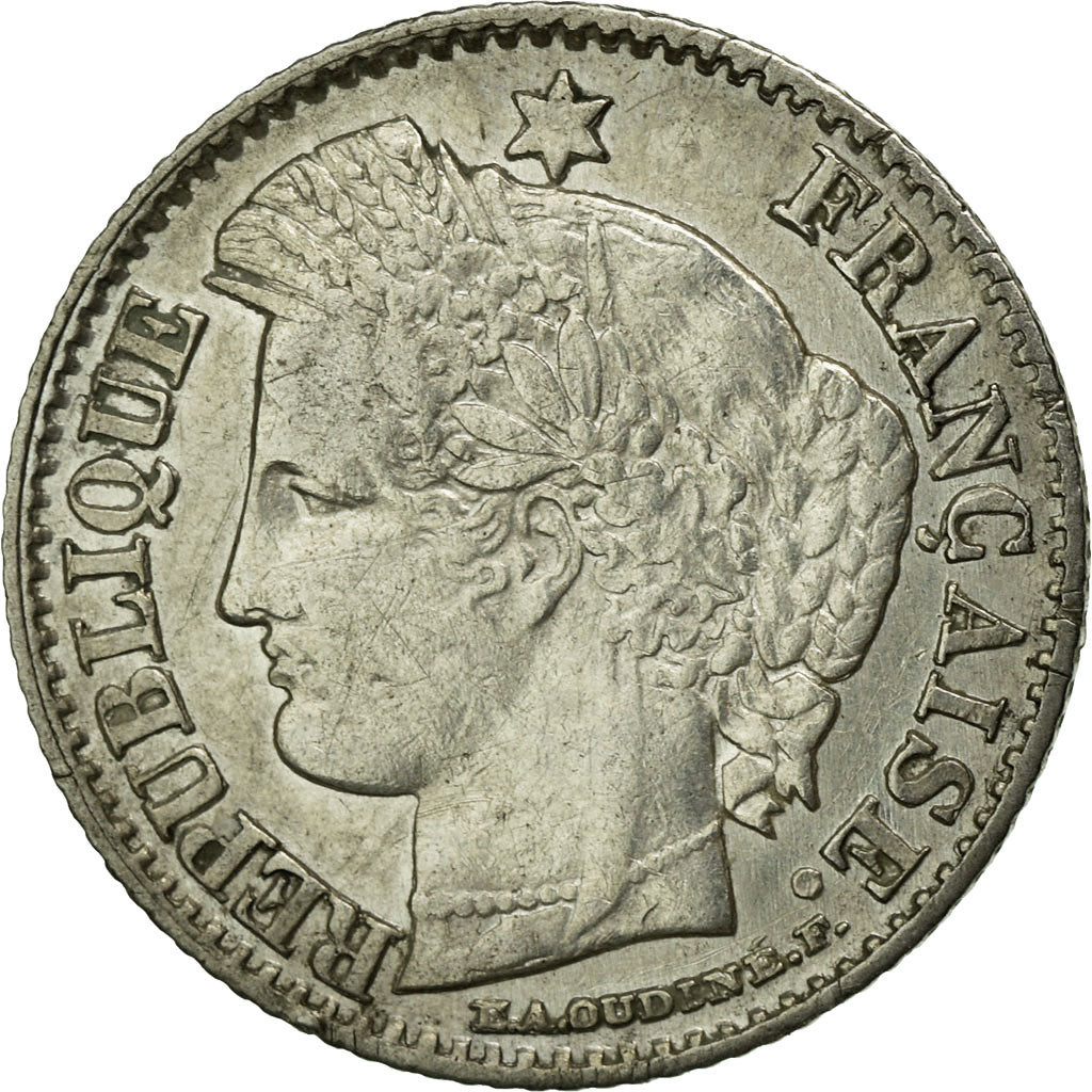 Coin, France, Cérès, 20 Centimes, 1851, Paris, EF(40-45), Silver, KM:758.1