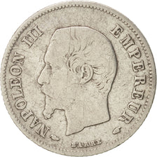 France, Napoleon III, 20 Centimes, 1854, Paris, VF(20-25), Silver, KM 778.1