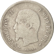 France, Napoleon III, 20 Centimes, 1853, Paris, VF(20-25), Silver, KM 778.1