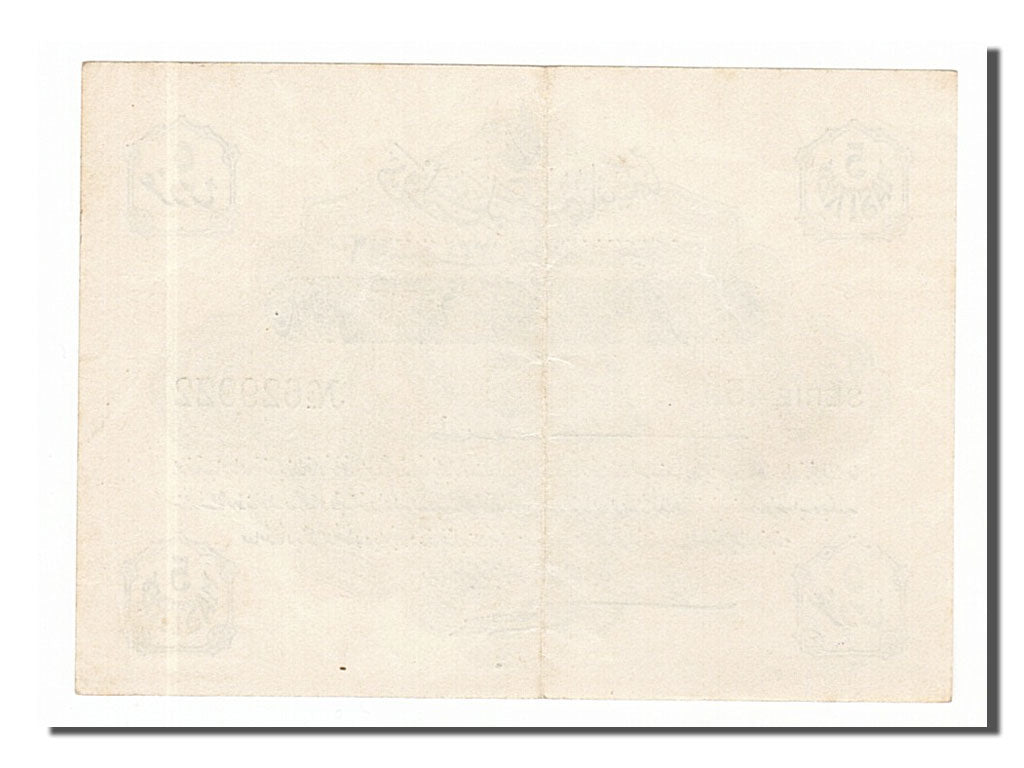 Turchia, 5 Piastres, 1917, SPL