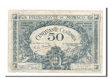 Monaco, 50 Centimes, 1920, 1920-03-20, MB+