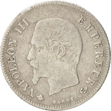 Francia, Napoleon III, Napoléon III, 20 Centimes, 1860, Strasbourg, MB, Arge...