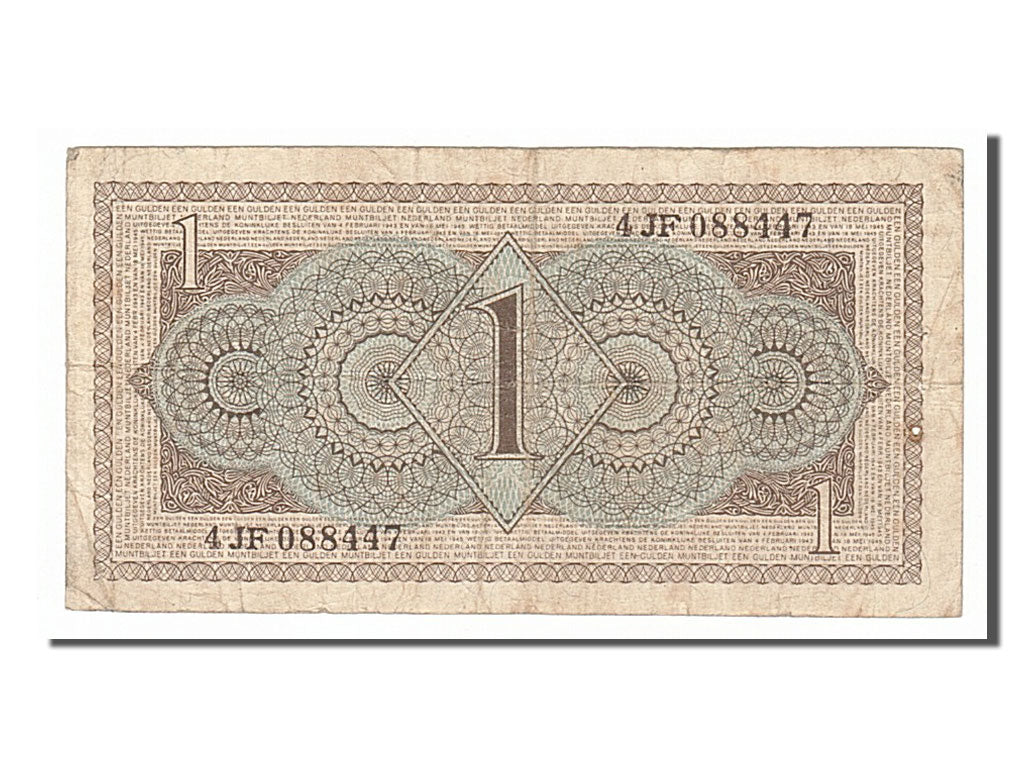Netherlands, 1 Gulden, 1949, KM #72, 1949-08-08, VF(30-35), 4JF088447