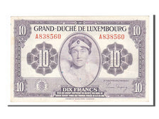 Luxembourg, 10 Francs, 1944, KM #44a, AU(50-53), A838560