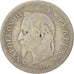 France, Napoleon III, 20 Centimes, 1866, Bordeaux, B, Argent, Gadoury 308
