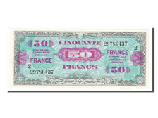 Billet, France, 50 Francs, 1944 Flag/France, 1945, 1945-06-04, NEUF