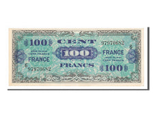 France, 100 Francs, 1945 Verso France, 1945, KM #123c, 1945-06-04, UNC(63),...