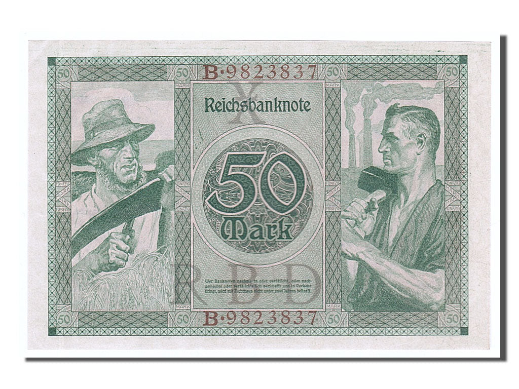 Germany, 50 Mark, 1920, KM #68, 1920-07-23, UNC(65-70), B 9823837