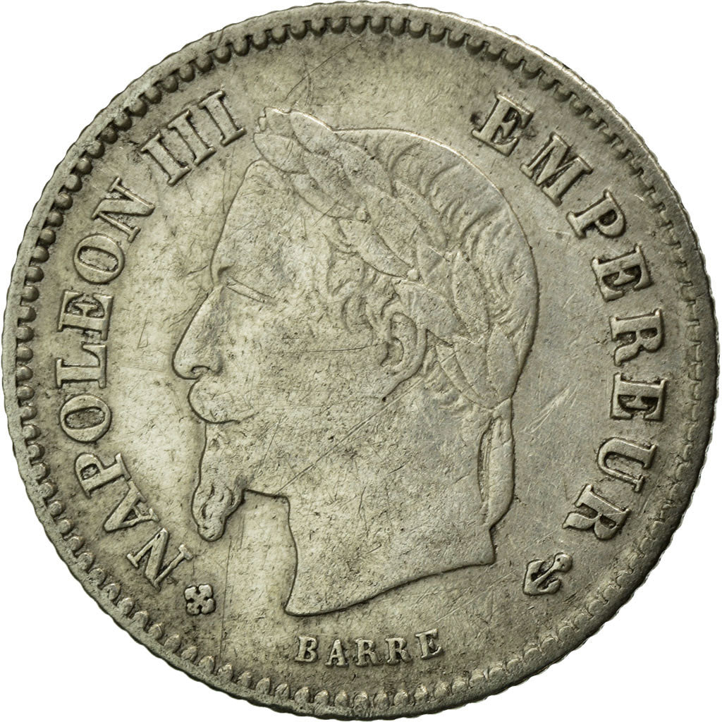 Coin, France, Napoleon III, Napoléon III, 20 Centimes, 1867, Strasbourg