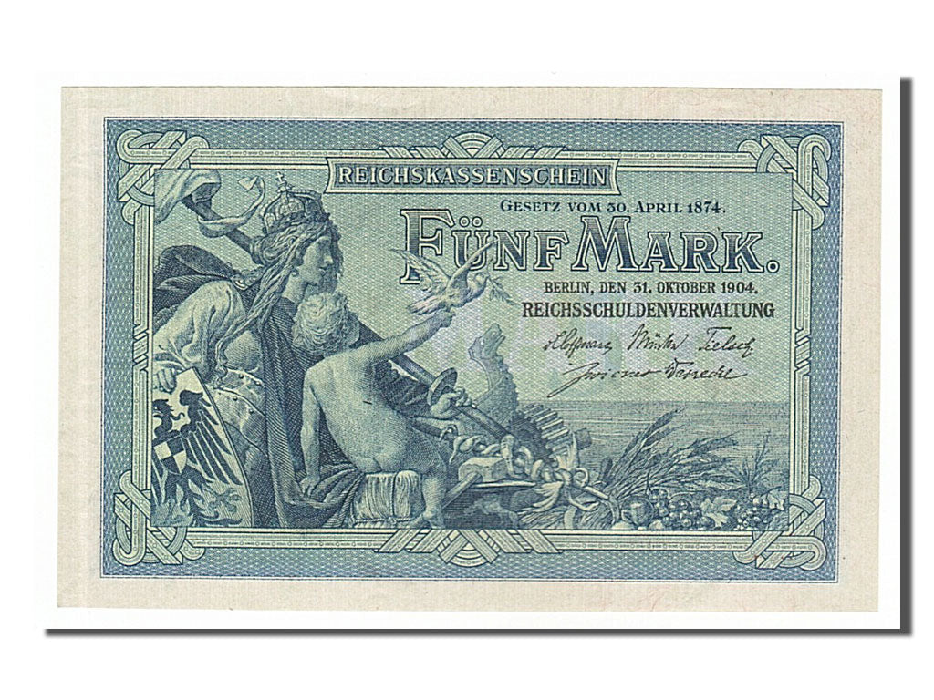 Germany, 5 Mark, 1904, KM #8b, 1904-10-31, UNC(63), B 1358641