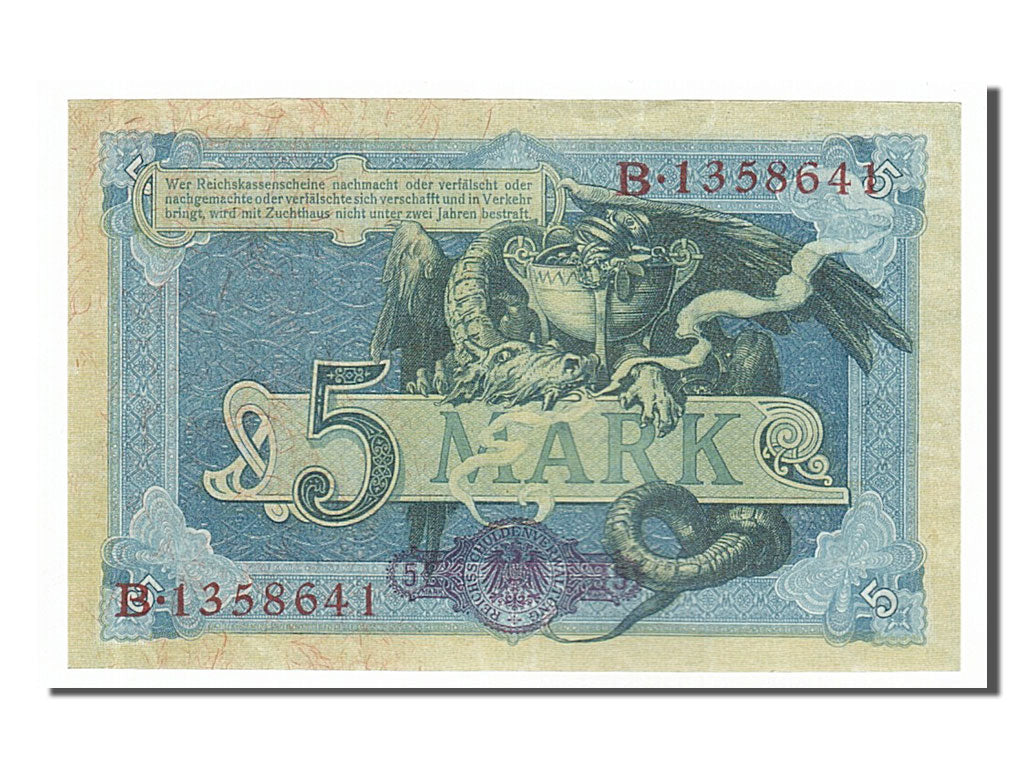 Germany, 5 Mark, 1904, KM #8b, 1904-10-31, UNC(63), B 1358641