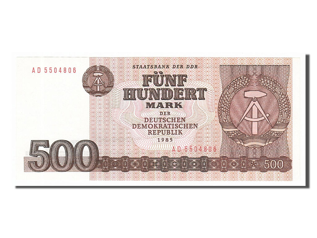 Germany - Democratic Republic, 500 Mark, 1985, KM #33, UNC(63), AD 5504806