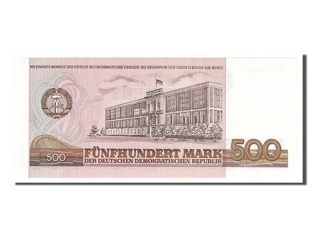 Germany - Democratic Republic, 500 Mark, 1985, KM #33, UNC(63), AD 5504806