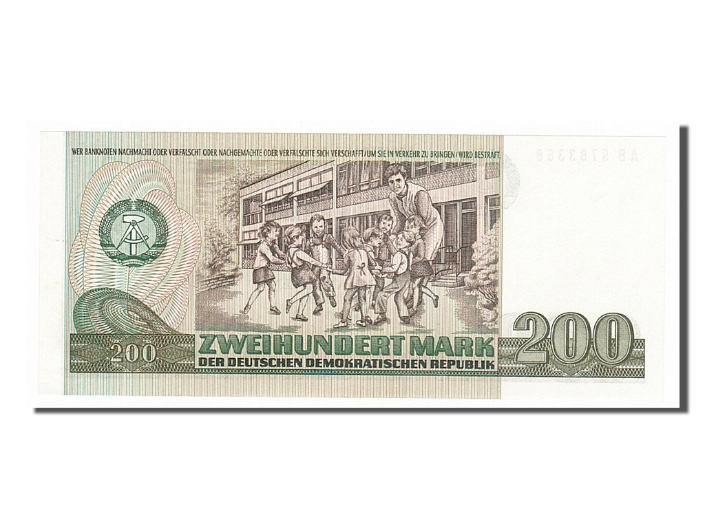 Germany - Democratic Republic, 200 Mark, 1985, KM #32, UNC(63), AB 9783368