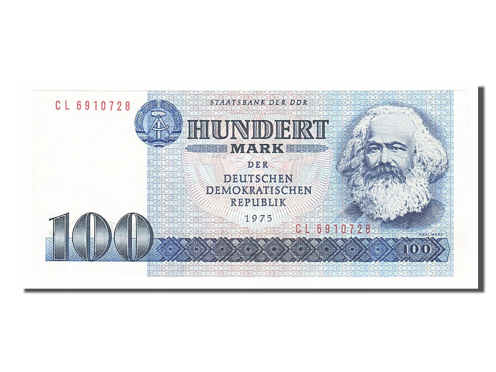 Germany - Democratic Republic, 100 Mark, 1975, KM #31a, UNC(63), CL 6910728
