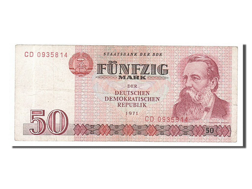 Germany - Democratic Republic, 50 Mark, 1971, KM #30a, VF(30-35), CD 0935814