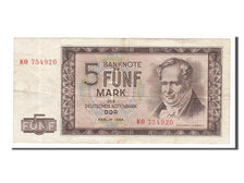 Banknote, Germany - Democratic Republic, 5 Mark, 1964, EF(40-45)