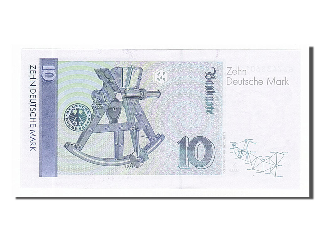 Germany - Federal Republic, 10 Deutsche Mark, 1999, KM #38d, 1999-09-01,...