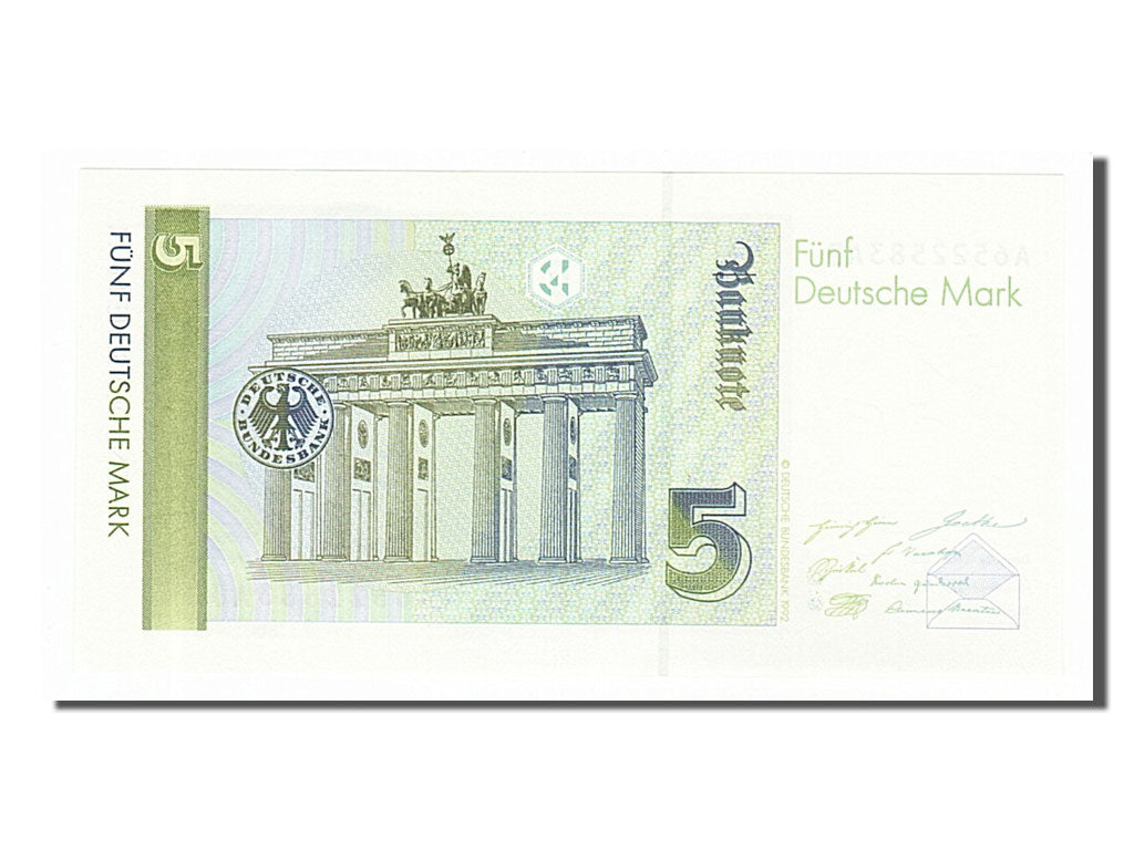 Germany - Federal Republic, 5 Deutsche Mark, 1991, KM #37, 1991-08-01,...