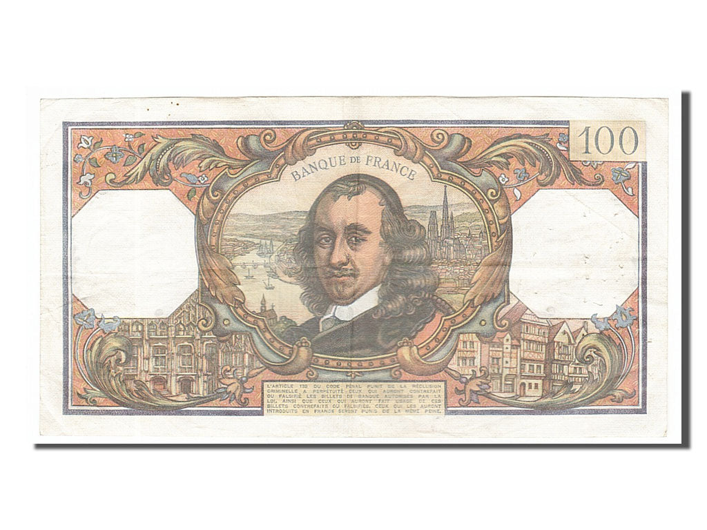 France, 100 Francs, 100 F 1964-1979 ''Corneille'', 1969, KM #149c, 1969-06-05,..