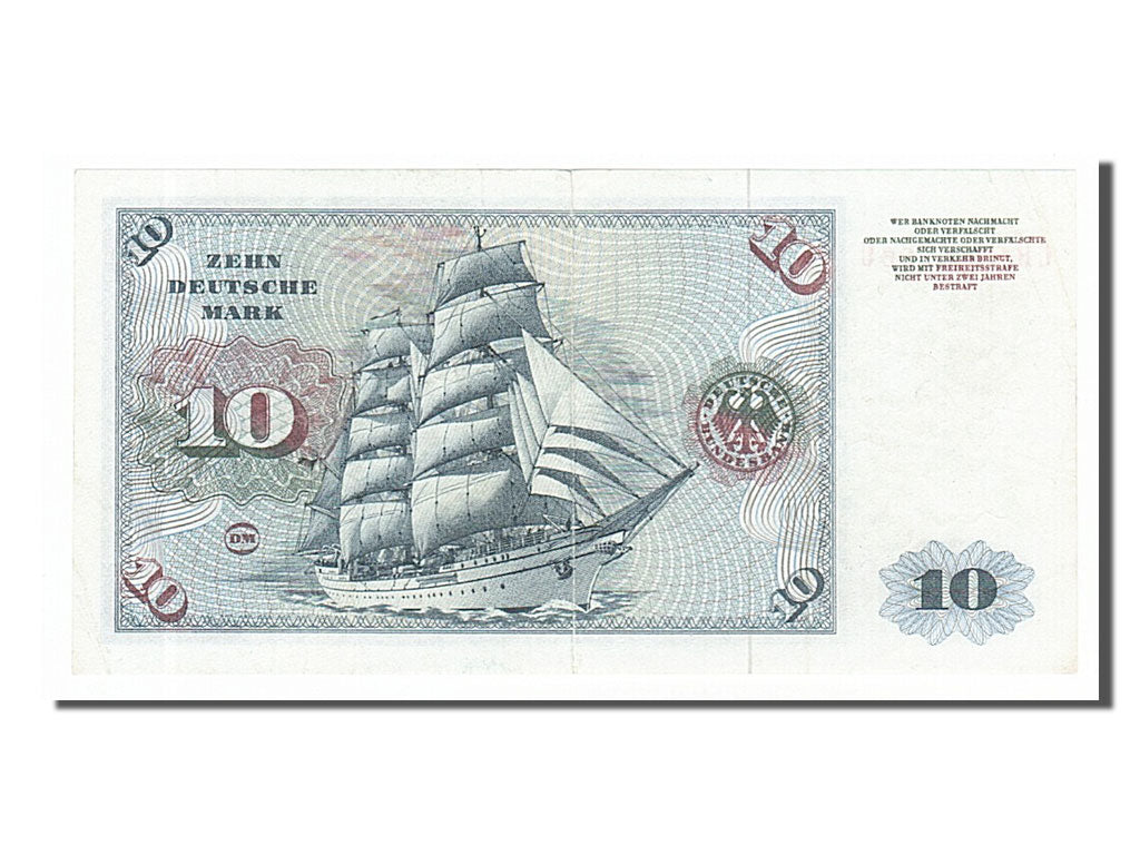 Germany - Federal Republic, 10 Deutsche Mark, 1977, KM #31b, 1977-06-01,...