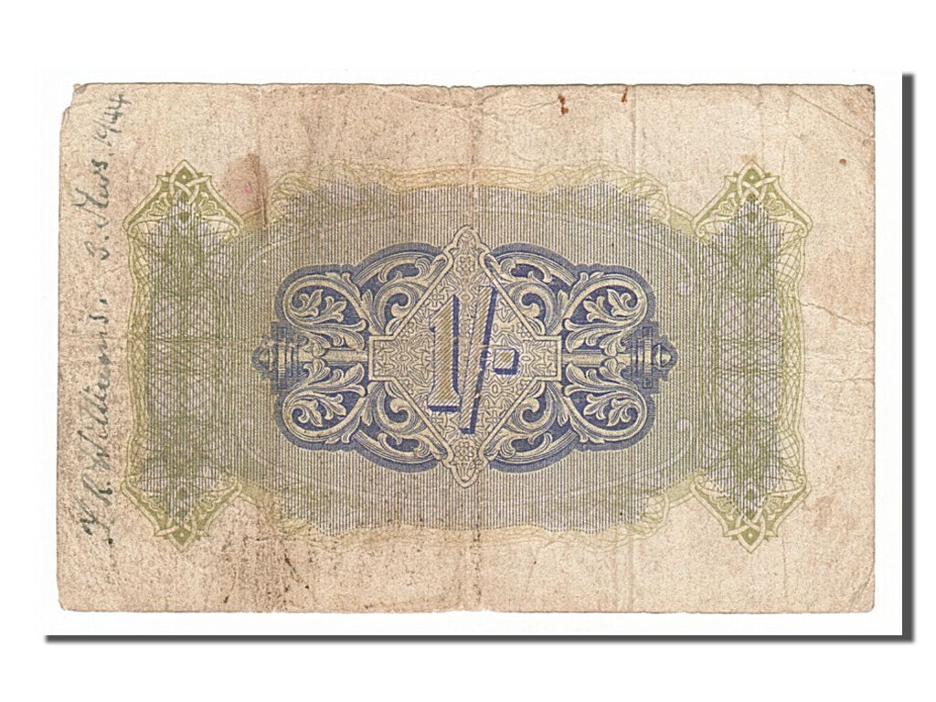 Banknot, Wielka Brytania, 1 Shilling, 1943, VF(20-25)
