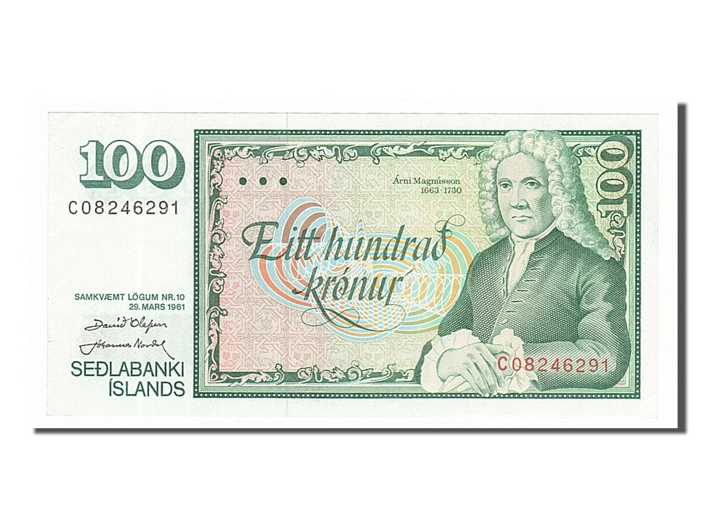 Iceland, 100 Krónur, 1981, KM #50a, UNC(63), C08246291