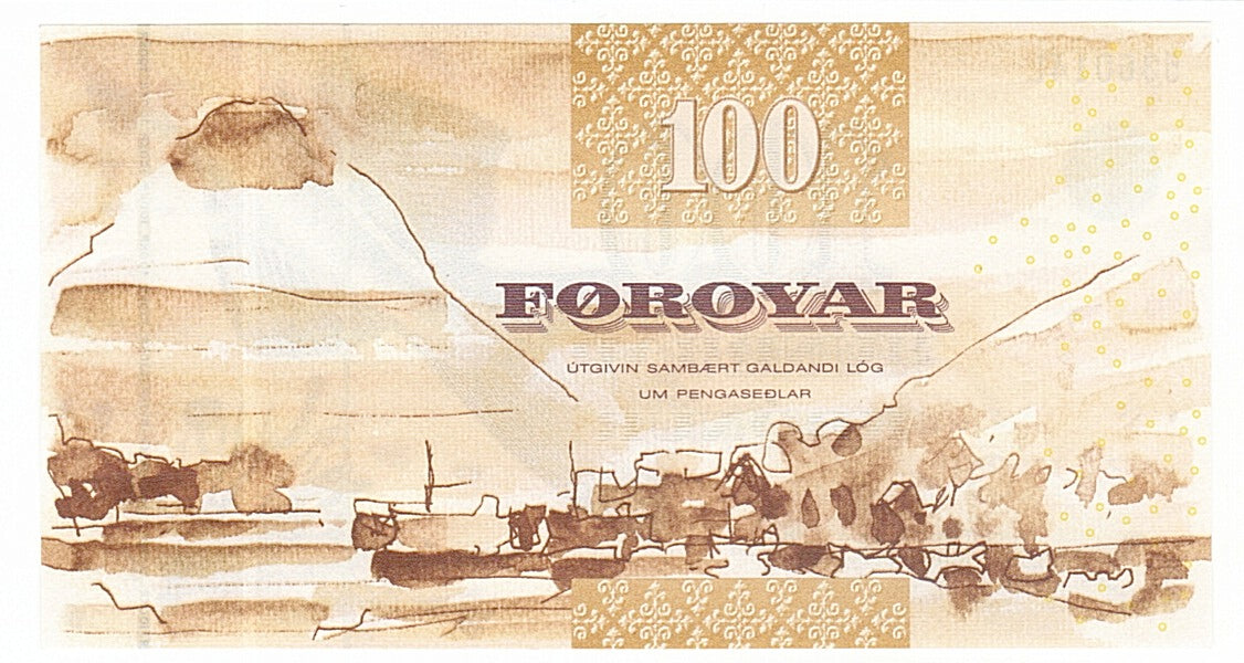 Iles Féroé, 100 Kronur type 2001-05